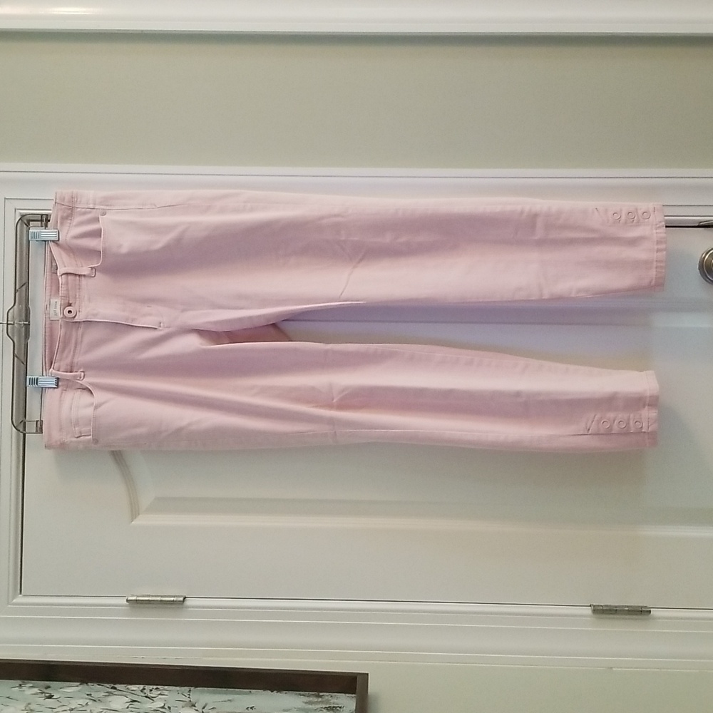 J.Jill pale pink authentic fit slim ankle denims in perfect condition.